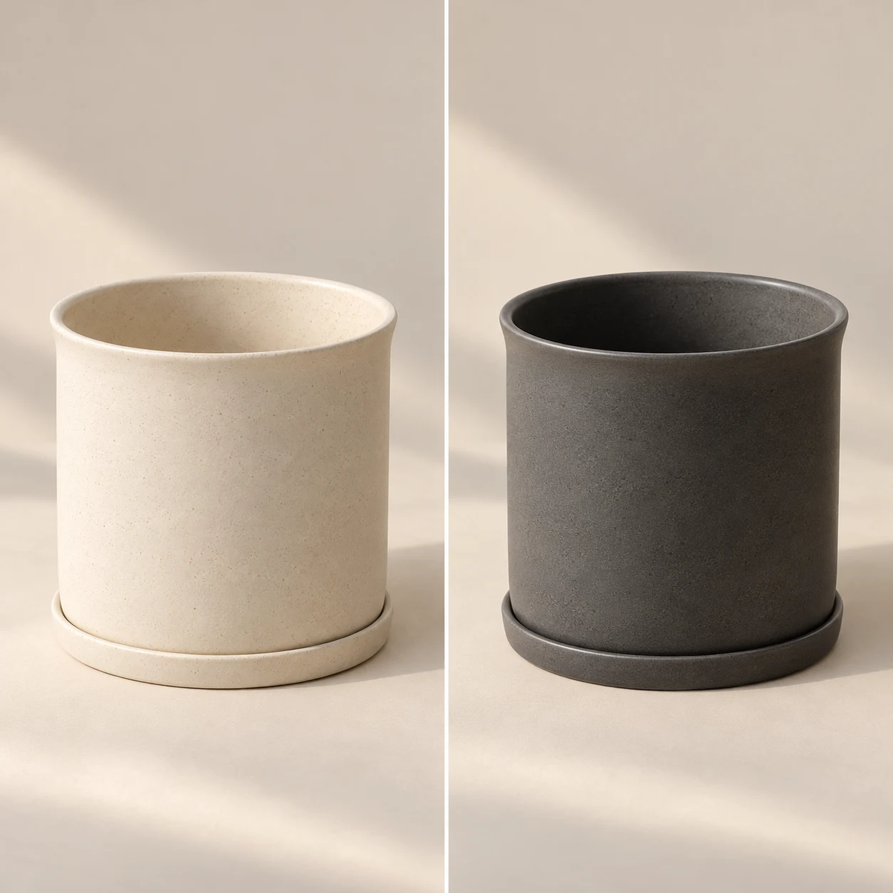 Sculptural ceramics planter colorways